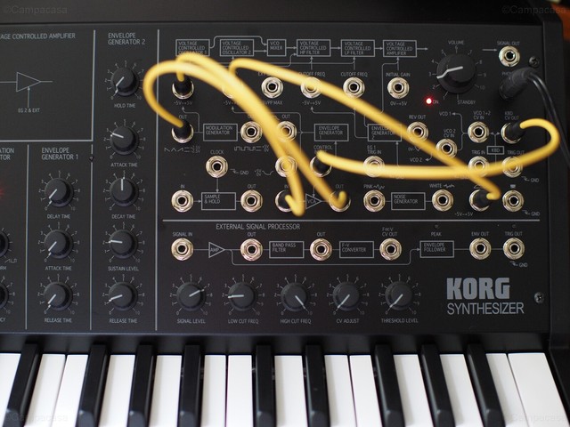 My Korg MS-20 mini Synthesizer