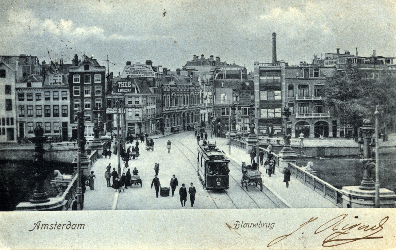 Amsterdam, 1905: Blauwbrug