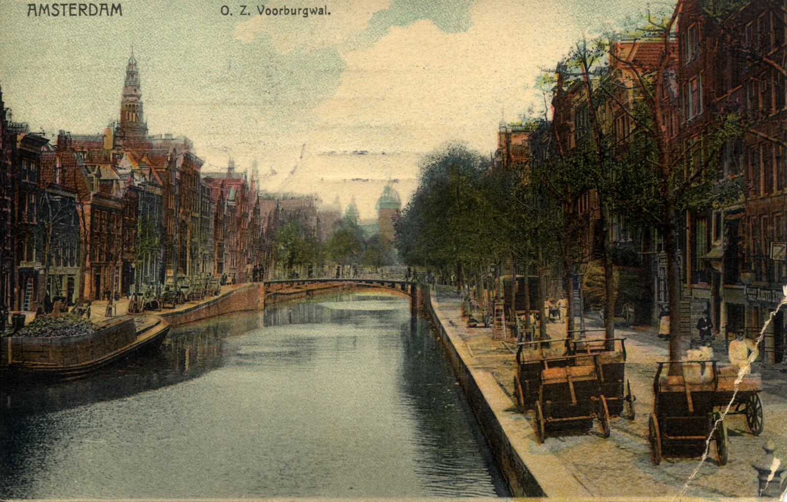 Amsterdam, 1908: Oudezijds Voorburgwal