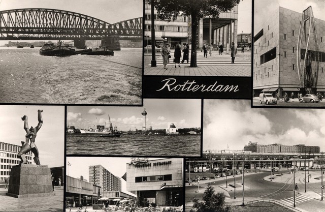 Rotterdam, ca. 1960: Zeven Foto's