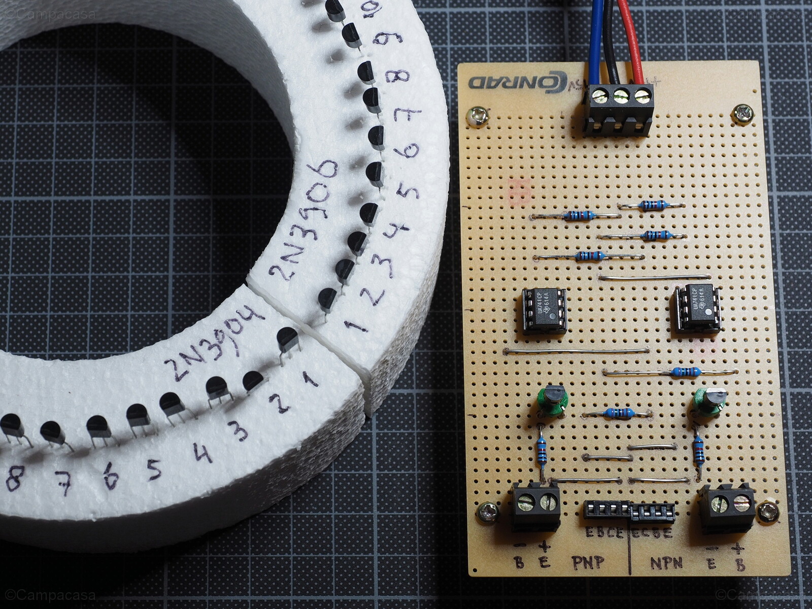 Transistor Matching Circuit Board